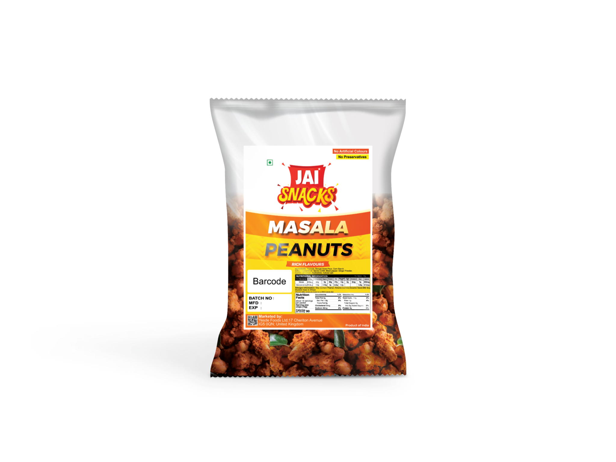 Peanuts – Masala – Yesdefoods